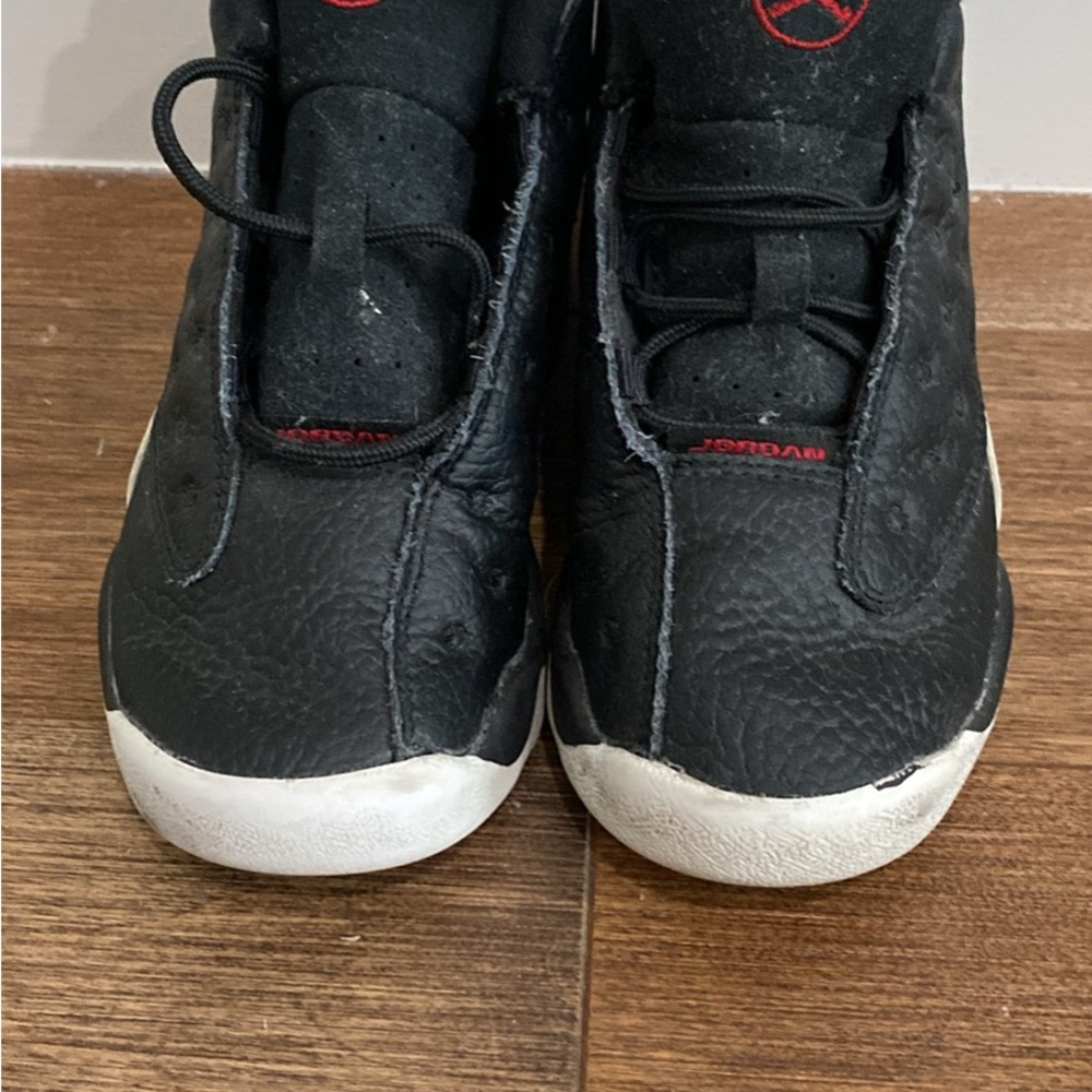 Jordan Kids Black and White Sneakers